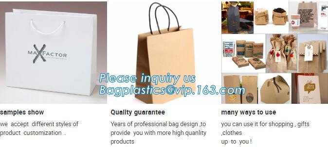 Customized Cut Printed Coated Paper Shopping Bag with Matt Lamination,rope handle custom logo printed white paper bag