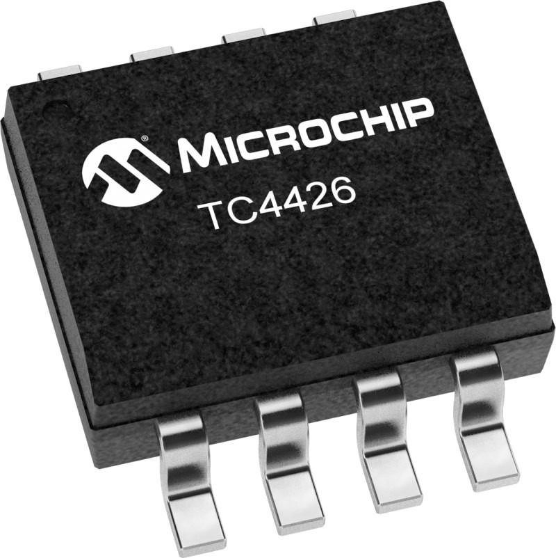 TC4426 TC4427 TC4428 Microchip PMIC 1.5A Dual Inverting Power MOSFET Driver IC