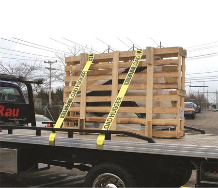 4" X 30" Gold Heavy Duty Tie Down W/Flat Hooks 5400lbs Cargo Control For Flatbed Truck