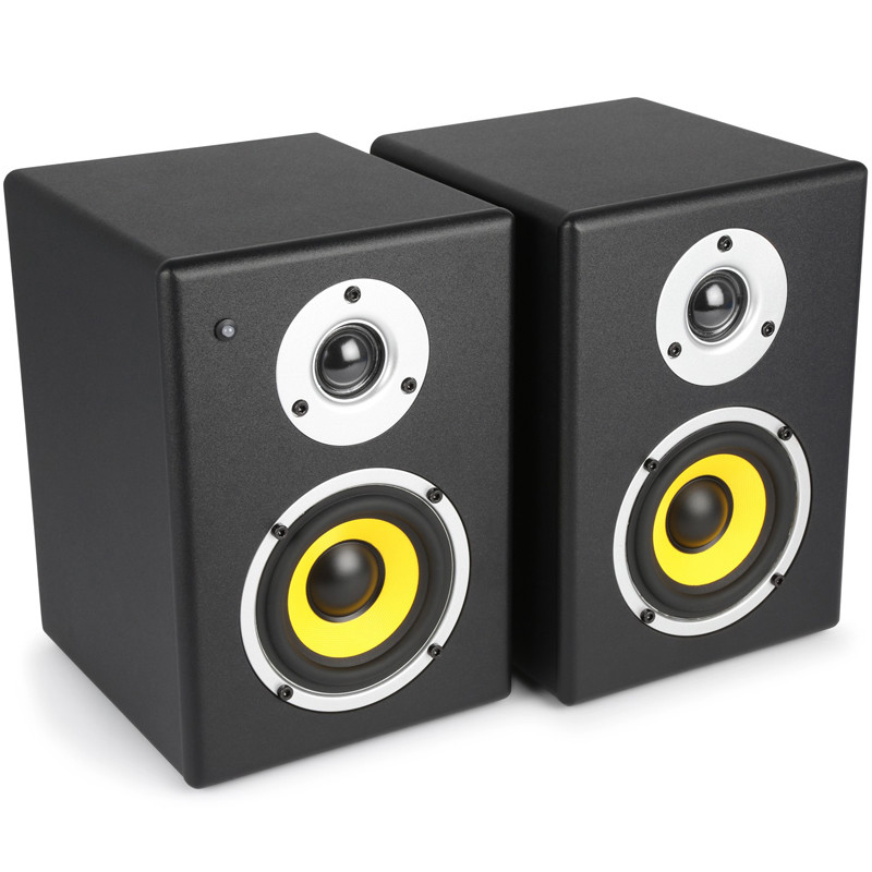 5.25 Inch 6 Inch Studio Monitors Pair Powered Active Monitor Speakers For Computer HiFi Audio