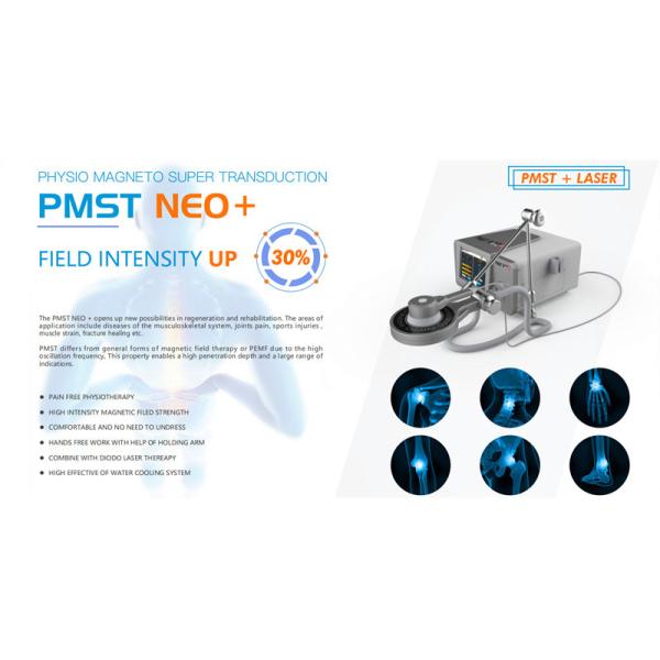 Super Transduction Muscle Pain Relief Electromagnetic Physio With 808 Diode Laser