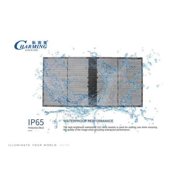 Ultrathin Crashproof Transparent LED Video Wall 256x64 Durable