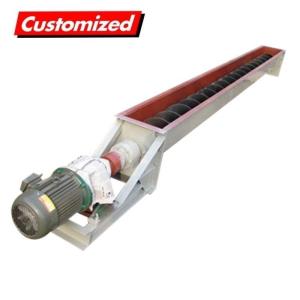 China Easy Operation Tubular Screw Auger Conveyor Customized Flexible Spiral Conveyor wholesale