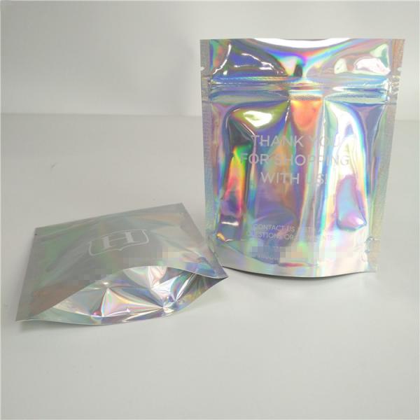 Stand Up Cosmetic Pouch Makeup Bag Fashion Clear Shinny Bag Pouch Holographic Hologram Cosmetic Bags