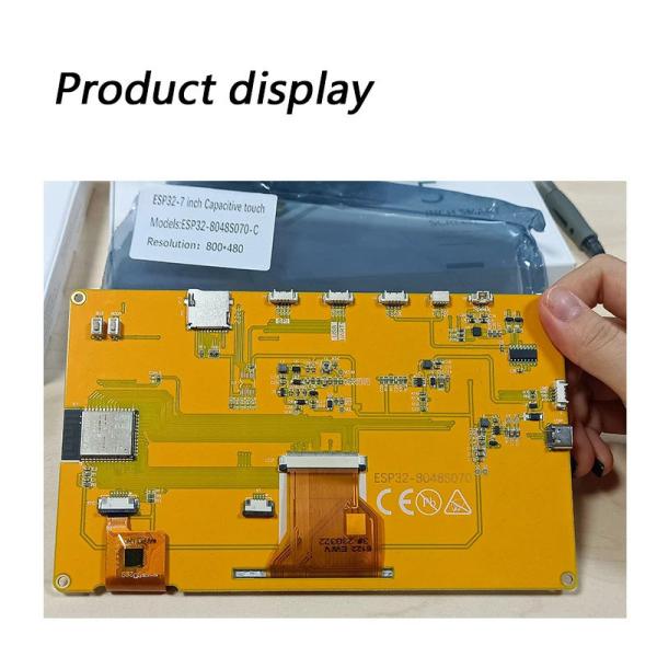 300 Nits ESP32 S3 Display 7 Inch Resistance Touch Screen Intelligent