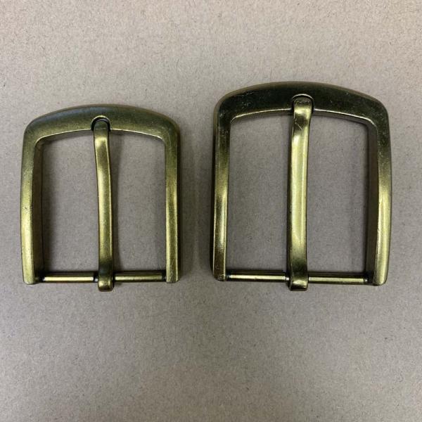 Single Pin Belt Buckle Hardware Brass Black 30mm 38mm 40mm