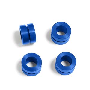 China Blue SBR Round Rubber Grommets High Temp Silicone Washers NSF61 wholesale