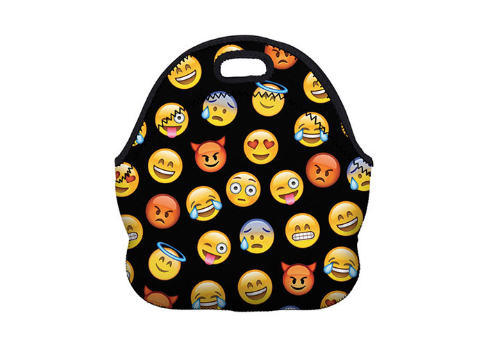 Custom made lunch bags , neoprene fashionable lunch bags with printing