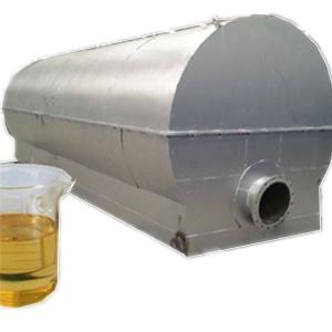China Used Oil Re Refining System For Recycling Black Engine Oil Eco Friendly on sale