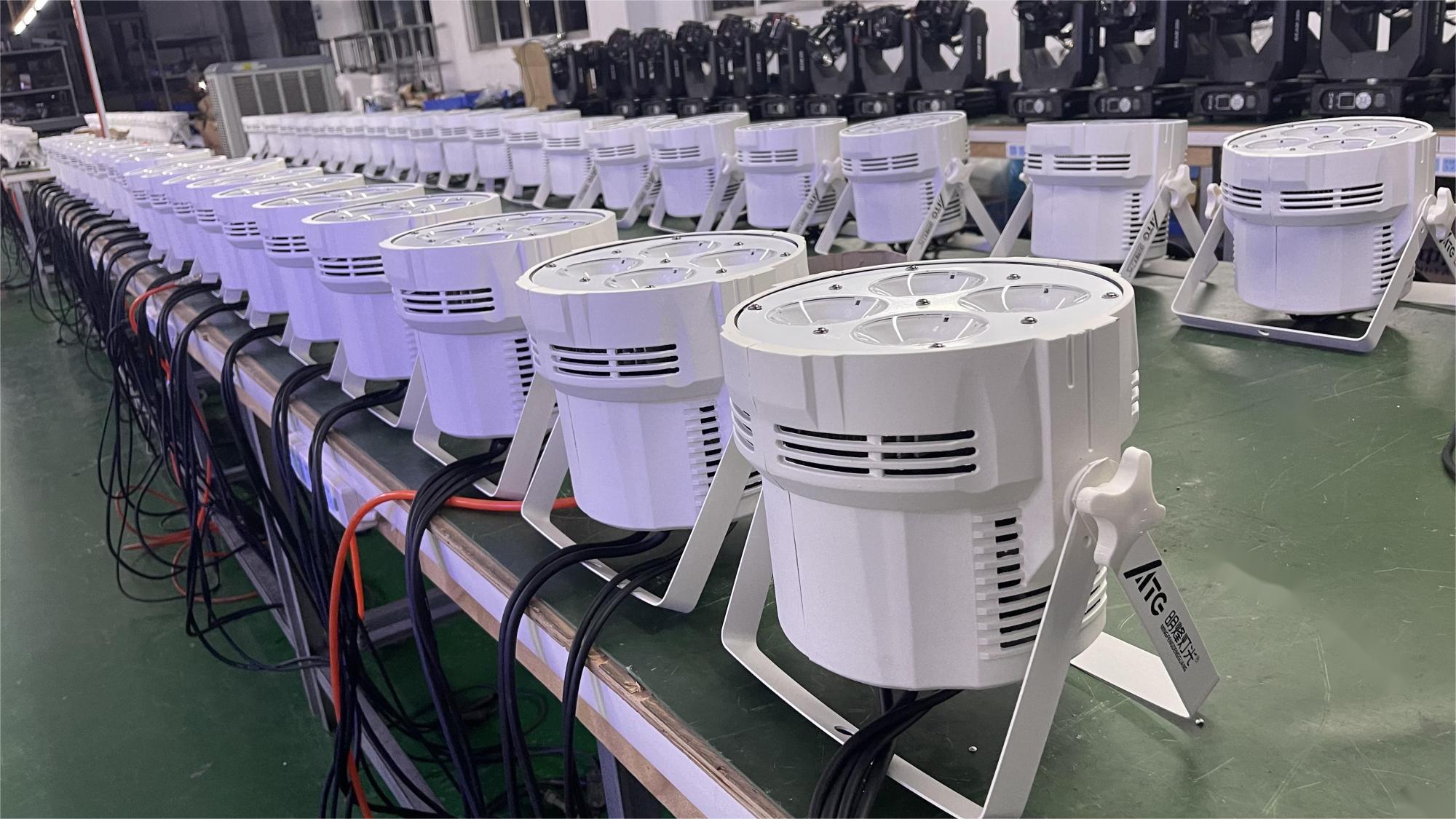 Stage Zoom Theater 2in1 Cob Led Par Light With Cold White And RGBW Light Source