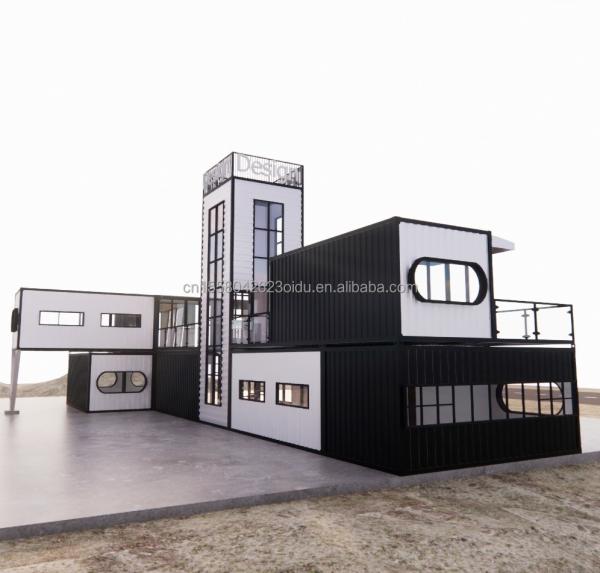 Quality Galvanized Steel Square Tubes Container Shop Shipping Container Portable Shop Container 3D Model Design for sale