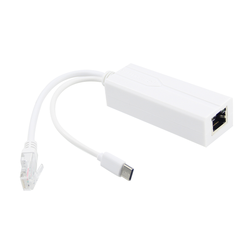 48V to 24V 12V 5V POE Splitter with 2 RJ45 Ports 1Gbps
