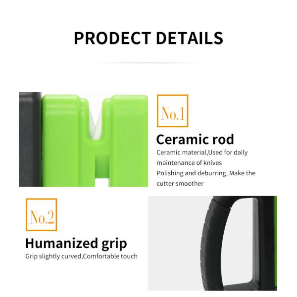 2 Stages Mult Function Knife Scissor Sharpener