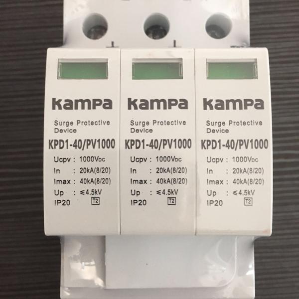 High quality 3 phase 1000V DC SPD 20/40KA Voltage Protector Lightning Surge Protector Device