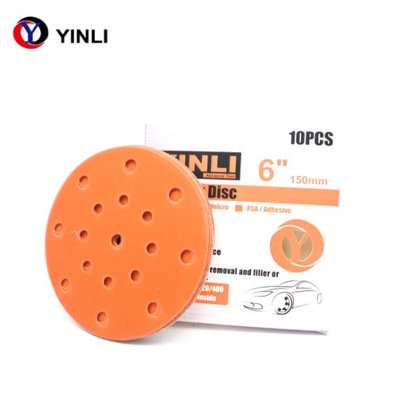Quality Hook And Loop Ceramic Sanding Disc 800 Grit Sanding Disc 6 Inch For Wood for sale