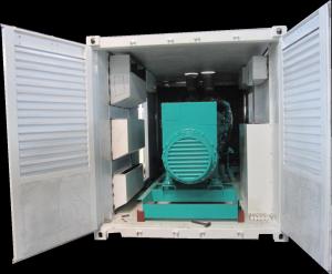 China 1000kw Container Diesel Generator Water Cooled Silent 3 Phase Generator 1MW wholesale