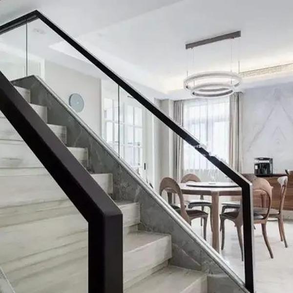 Outdoor Aluminum Balustrade Glass Fence Laminated Glass Balustrades