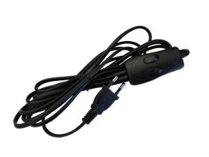 European VDE Power Cord AC IEC 3 Ft Extension Cord With Switch