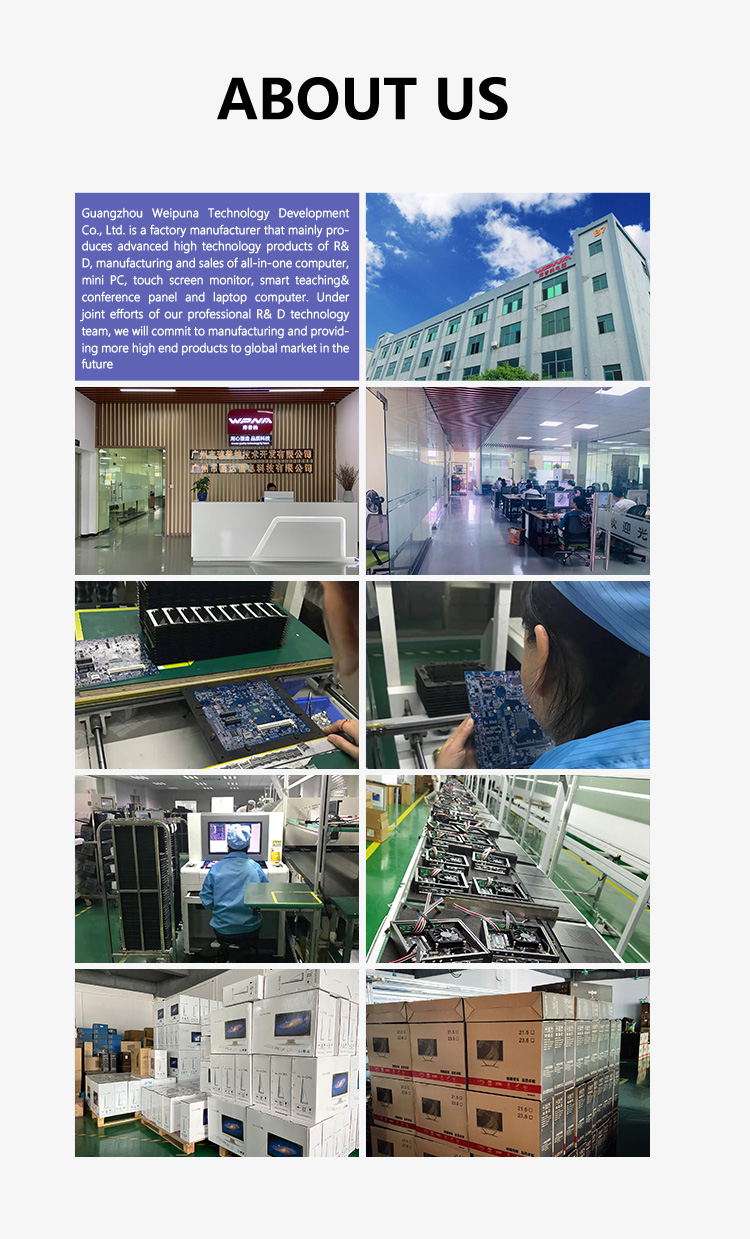 Stock 10.4 Inch Touch Screen Work All In One Computer with J1900/i3/i5/i7 Processor