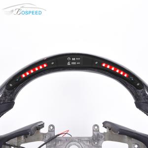 Forged Civic Honda Carbon Fiber Steering Wheel Smooth Leather