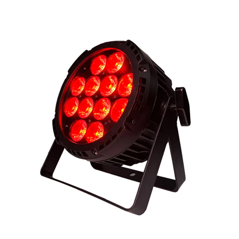12pcs Battery Par Light Waterproof 4in1 Wireless DMX Control RGB/RGBW Emitting Color