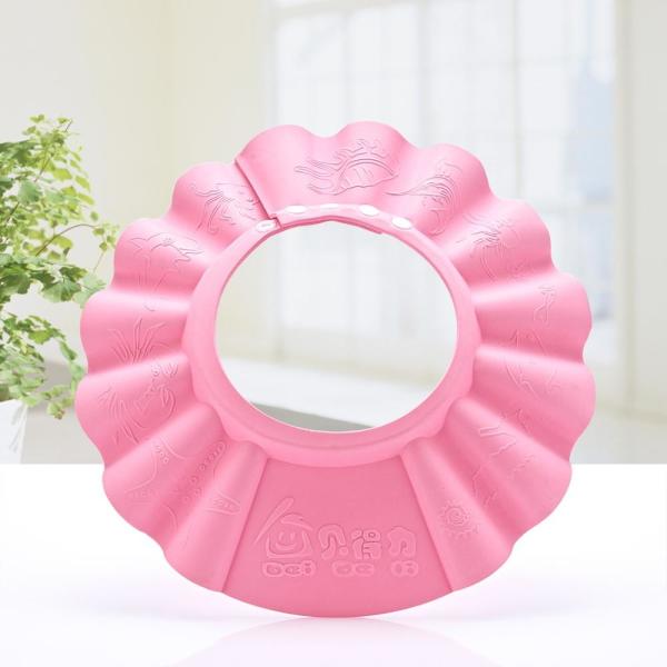 Comfortable Baby Shampoo Cap Head Protector Bathing Shower 13.5 cm Inner Diameter Size