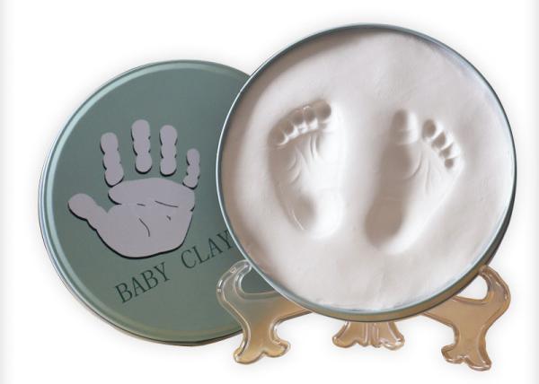 Quality Baby Inspirational Clay Hand And Footprint Kit In Keepsake Tin for sale