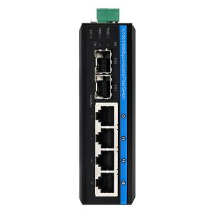 China 4 Port POE Managed Network Switch ERPS Ring 120W Budget Gigabit Based DC48V Din Rail wholesale