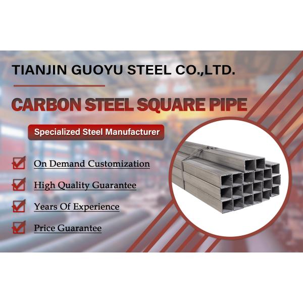 Environmentally Friendly 15x15mm Small Diameter Carbon Steel square Tube Customized Q235 for Building Decoration