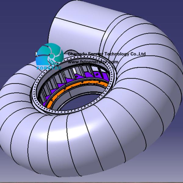 Automatic Control Micro Hydro Turbine Generator Brushless Excitation Type