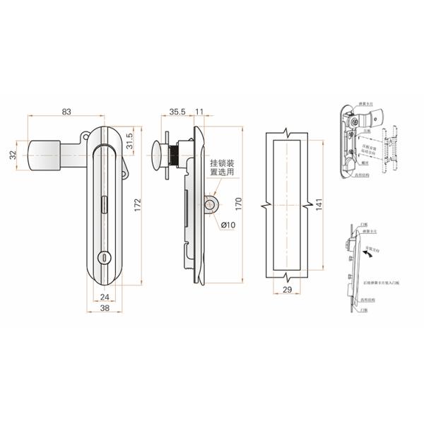 White Keyed Alike Padlocks , High Security Padlock For Rail Transportation Industry