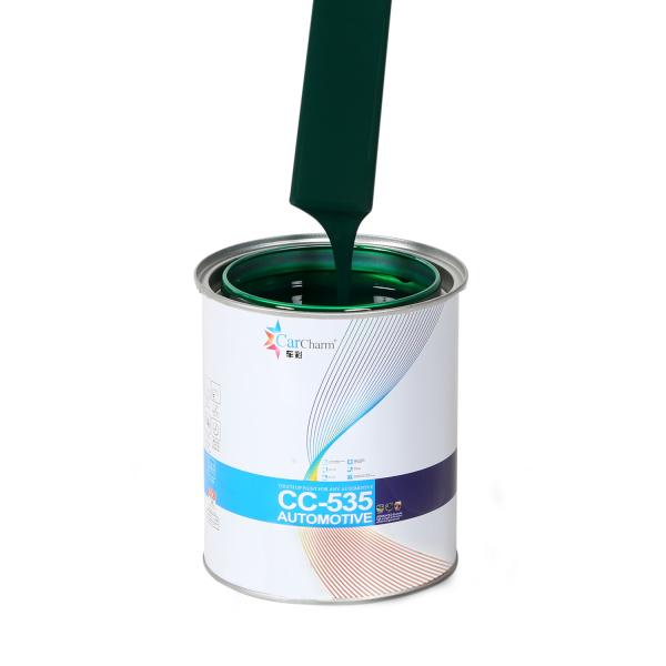 Quality 1K Solid Color Automotive Base Coat Paint Yellow green Car Paint for sale