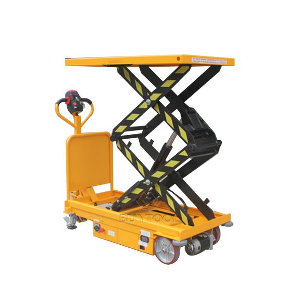 Quality 40.2"X24" Mobile Lift Tables Hydraulic Mobile Scissor Lift Table With Large Platform for sale