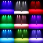DMX RGBW LED Slim Flat Par Can Light for DJ Stage Moving Head Stage Light in