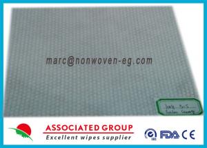 China Viscose Polyester Spunlace Nonwoven Fabric Hot Melt Big Dot Pattern wholesale