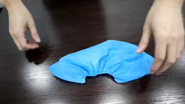 Quality Waterproof Disposable Elastic CPE Shoe Cover with Anti-slip pattern  For Lab And Cleanroom for sale