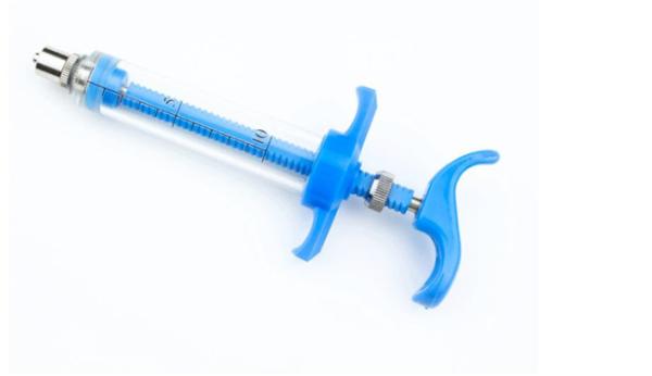 Quality Poultry ISO19001 Vaccinator Plastic Steel Syringe 10ml Luer Lock Syringe Reusable for sale
