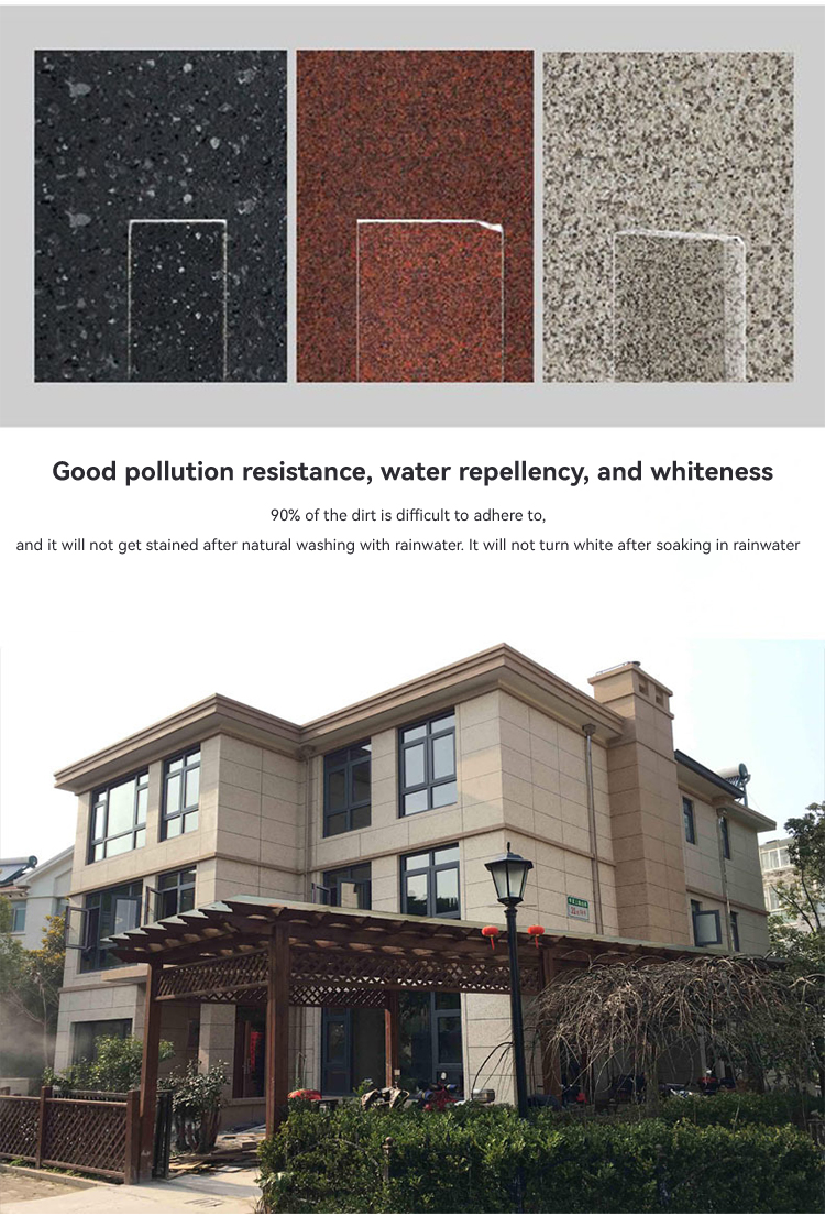 Environmentally Friendly Marble-Like Building Coating Paint with 12 Months Shelf Life