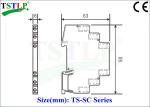 12v - 110v Data Line Lightning Surge Protector 6x63x90mm For Audio Equipment