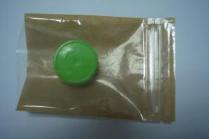 Mini Zipper Food Bag Transparent Front Pet / Pe Anti Static Bag With Bottom Open