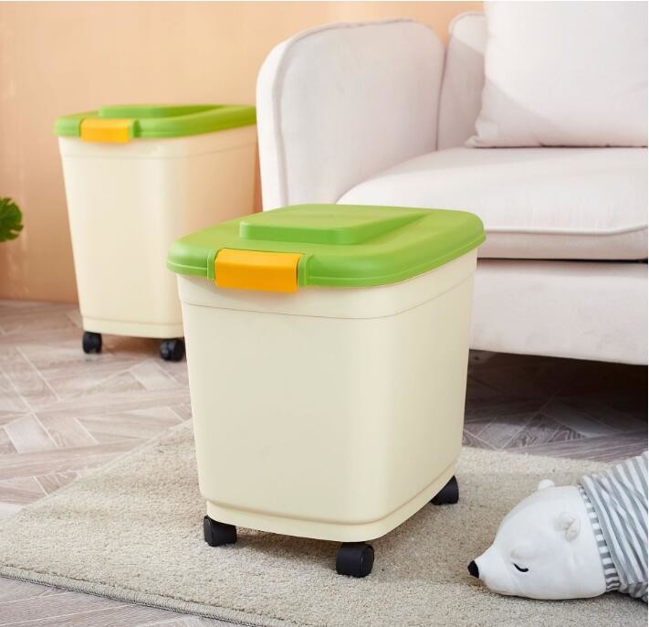 China Supply Pet Product Ceramic Dog Food Storage Container, Airtight Plastic Food Storage Container, Storage Barrel Pet