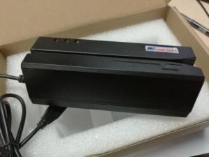 China 3 Track USB Magnetic &amp; Credit Card Reader Stripe Swipe Strip Scanner for USB PC wholesale