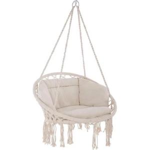 China Yard Garden Hammock Swing Chair Macrame Swing Hanging Chair Comfortable wholesale