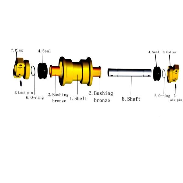 ZX210 ZAX330 Excavator Track Roller For Chassis Components Part No9184516