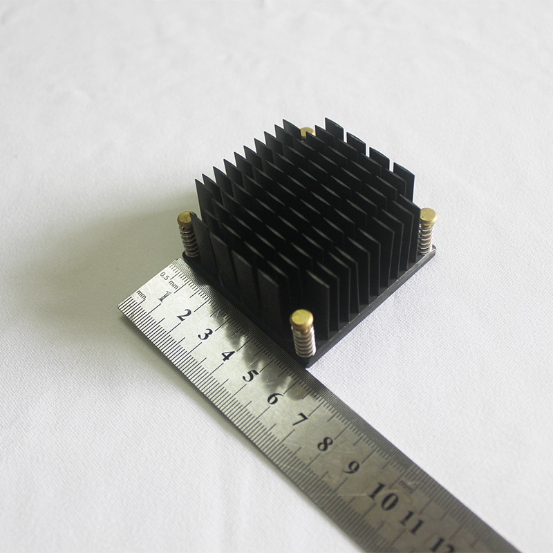 Durable Antirust Black Anodized Heat Sink , Anti Corrosion Cold Forging Heatsink