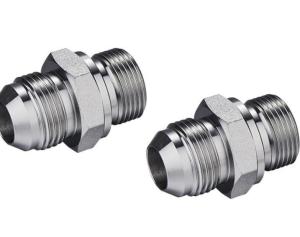 China Hexagonal Stainless Steel Straight Jic37 Degrees to Nptf External Thread Hydraulic Transition Joint wholesale