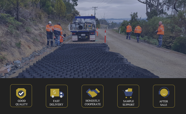 Steep Slope Protection Reinforcement Geocell for Parking Lot Soil Water Conservation