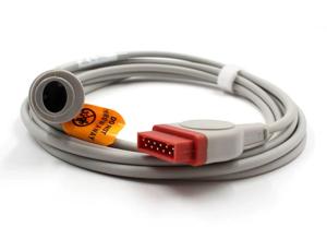 China Compatible GE Marquette IBP Transducer Cable Rectangle 11pin To Edward 5 Pin Transducer wholesale