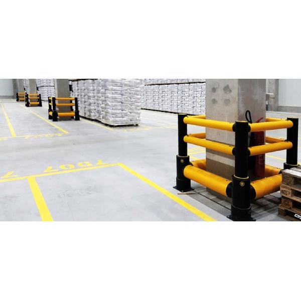 A56: HC MC Polygon Anti-Collision Guardrails Warehouse Safety Barrier Traffic Guardrails