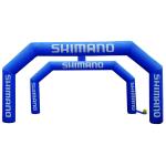 10m simple halloween advertising inflatables marathon race inflatable rainbow